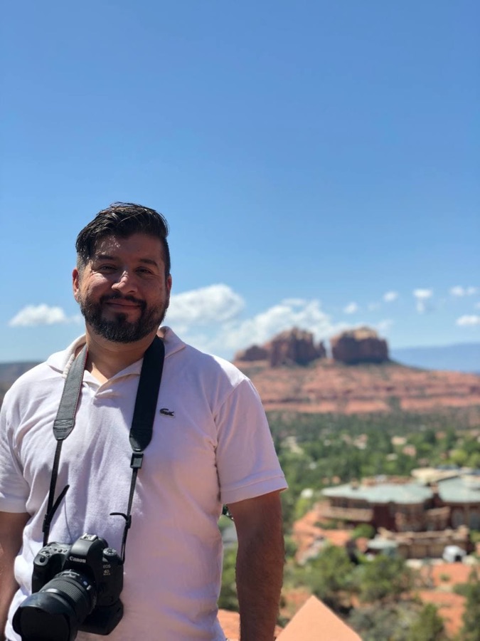 Lucas at Bell Rock, Sedona