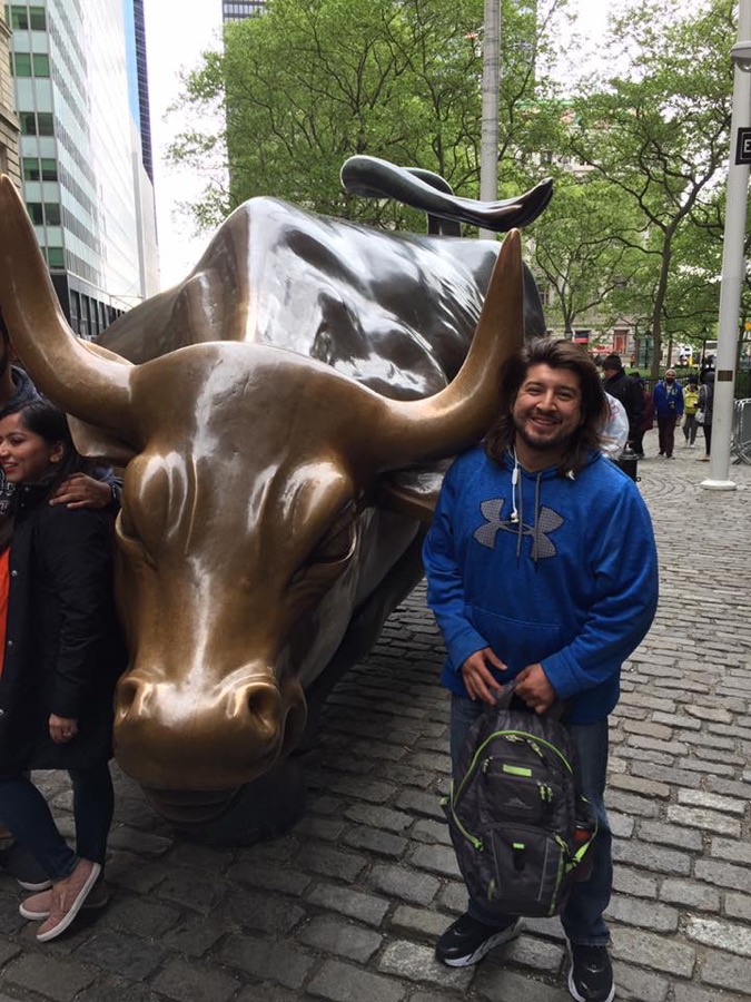 Lucas at Wall Street, New York