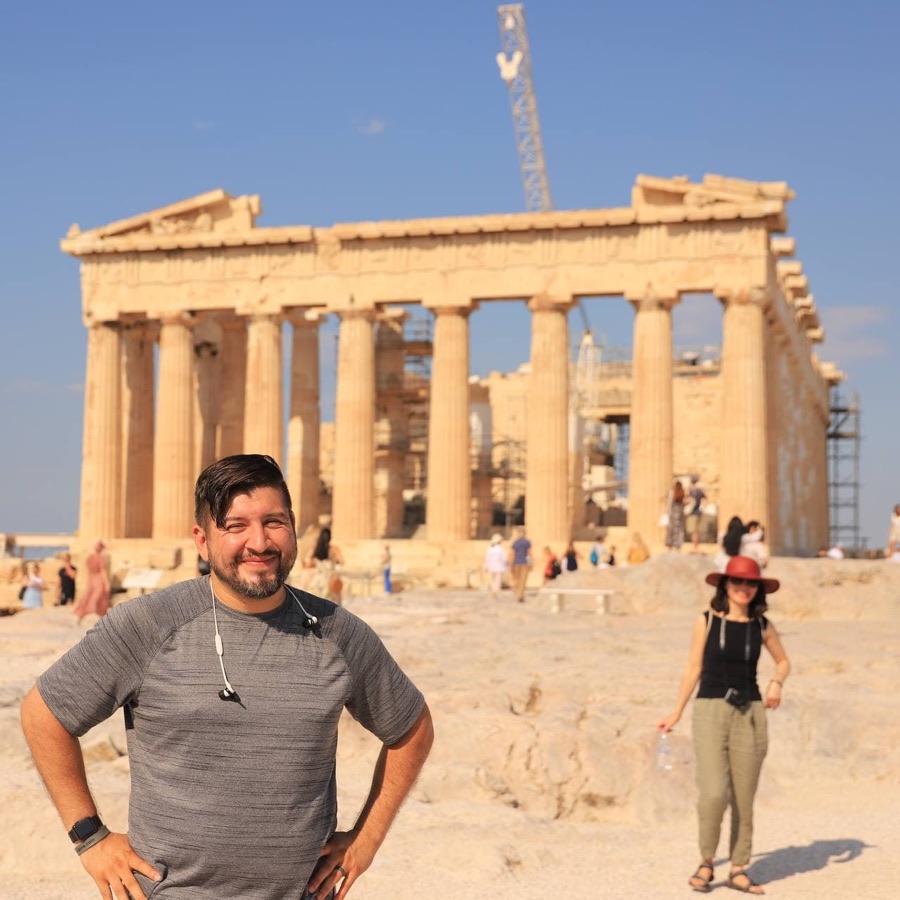 Lucas at The Parthenon, Athens